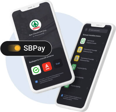 SBPay  позволяет принимать оплату от покупателей через Систему Быстрых Платежей